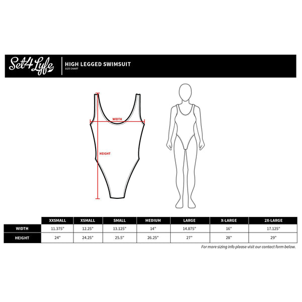 Set 4 Lyfe / Rooz Kashani - STAR SAYAGATA - HIGH CUT BODYSUIT - Clothing Brand - Swimsuit High Cut - SET4LYFE Apparel