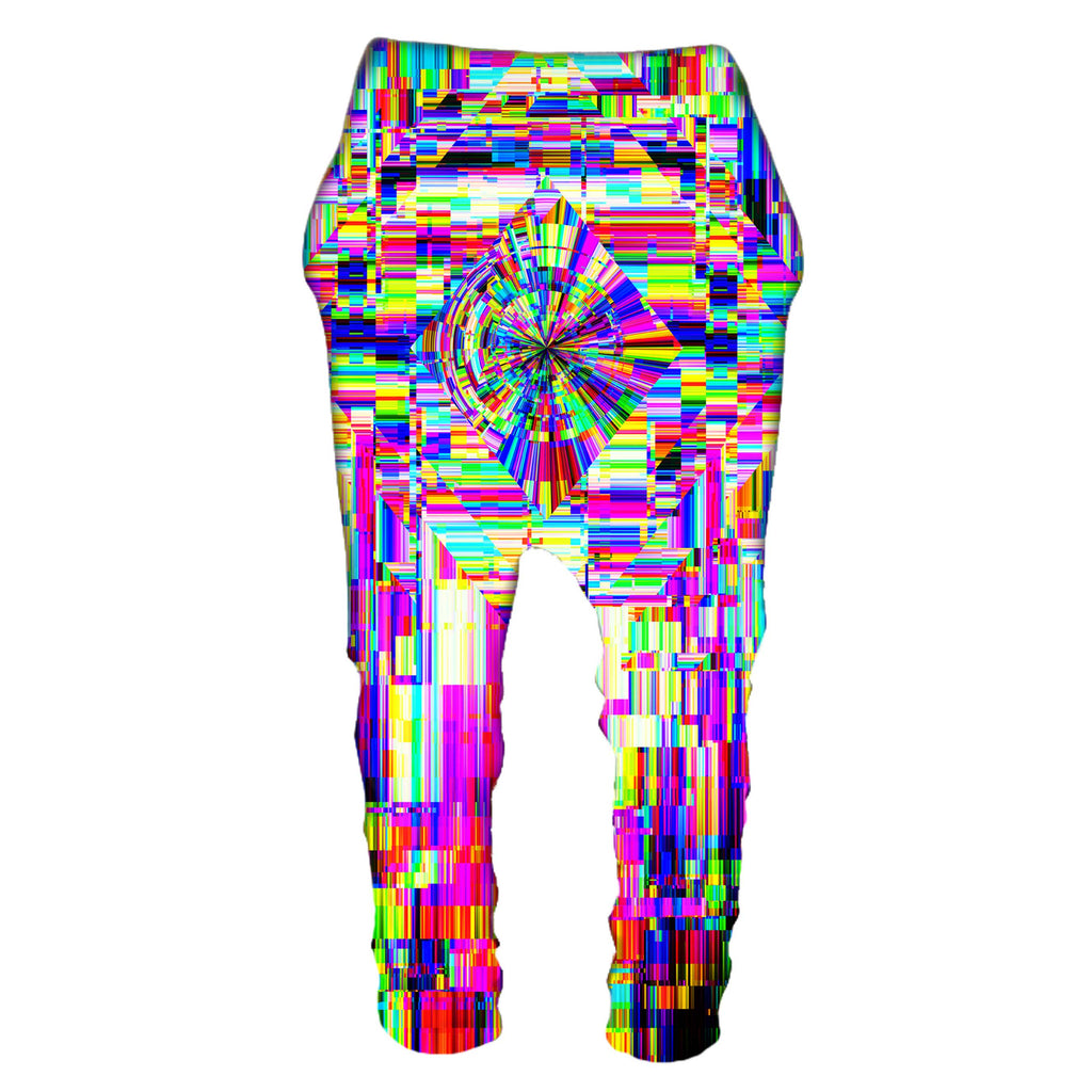 ABSTRACT GLITCH DROP PANTS