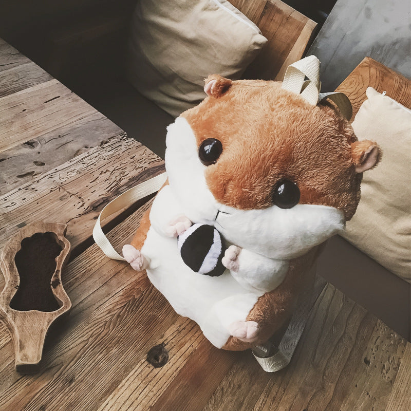 PLUSH SQUIRREL BACKPACK