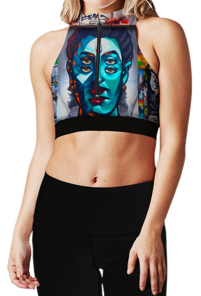 Zip Up Sports Bras