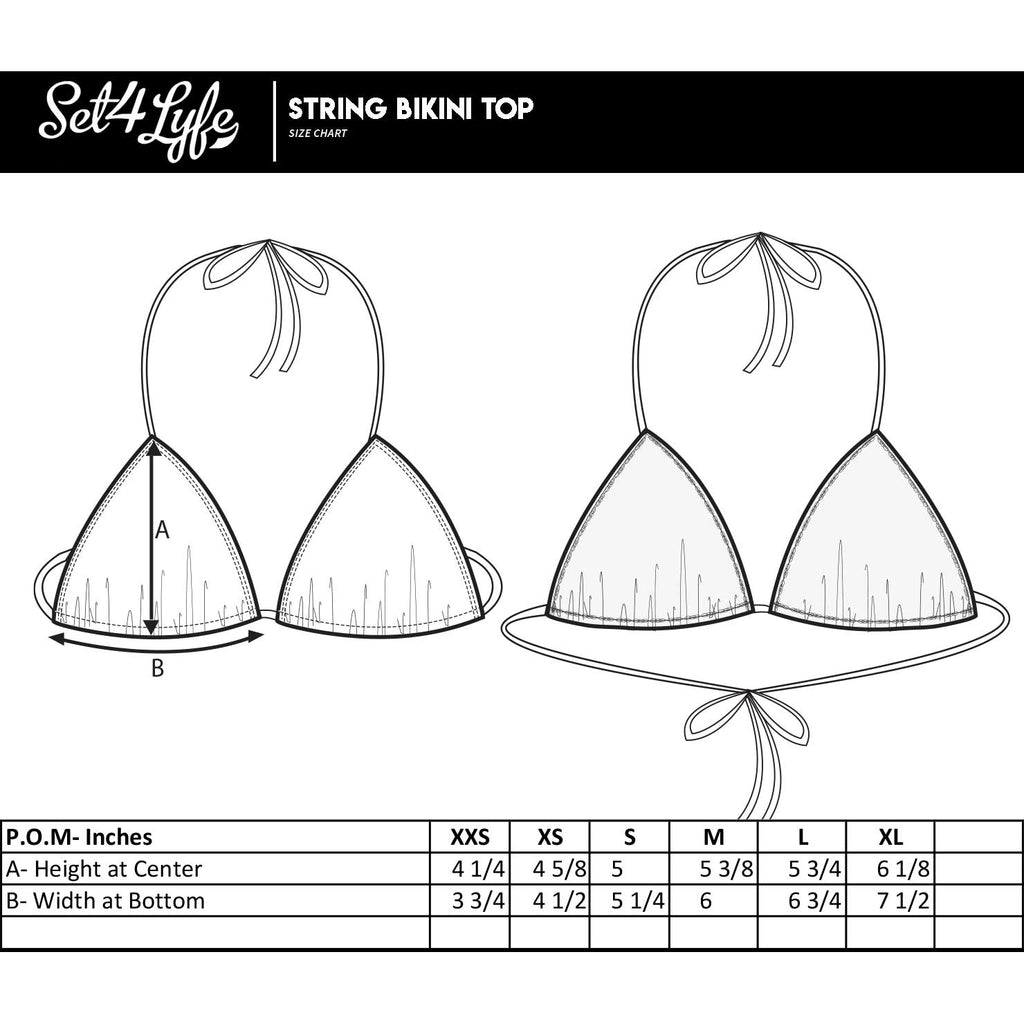 DISAMBIGUATION WHITE STRING BIKINI TOP