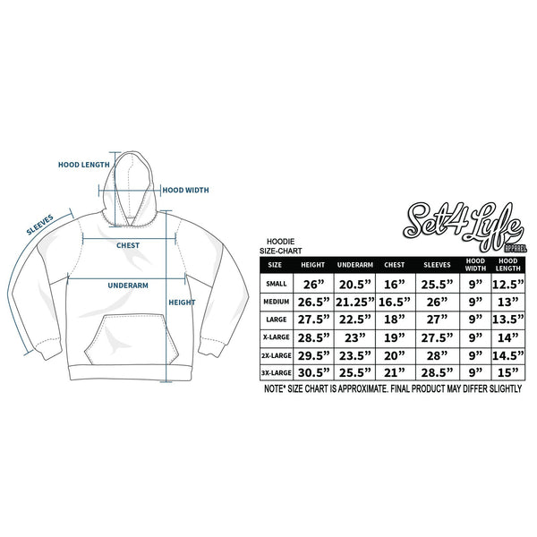Set 4 Lyfe / Nathaniel Knows - NK PATTERN WHITE HOODIE - Clothing Brand - Pullover Hoodie - SET4LYFE Apparel