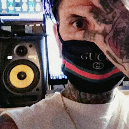 GUCCI PRINT FACEMASK