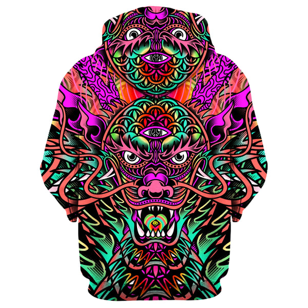 ACID DRAGON GLOW HOODIE