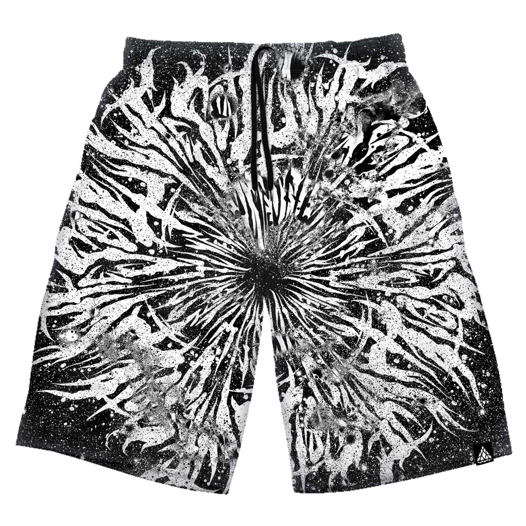 DARK GRIME MANDALA SHORTS