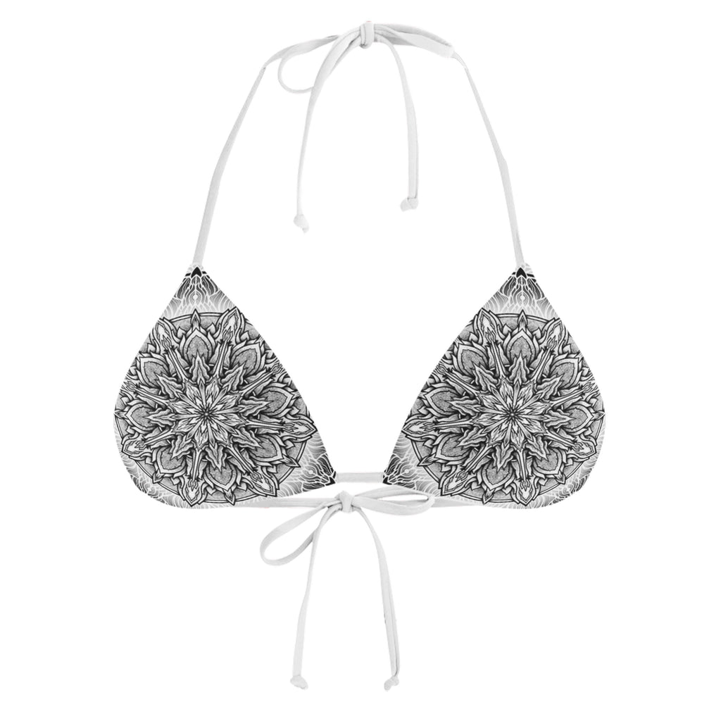 EMPIRE WHITE STRING BIKINI TOP