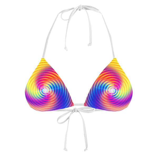 FUNDAMENTAL WHITE STRING BIKINI TOP