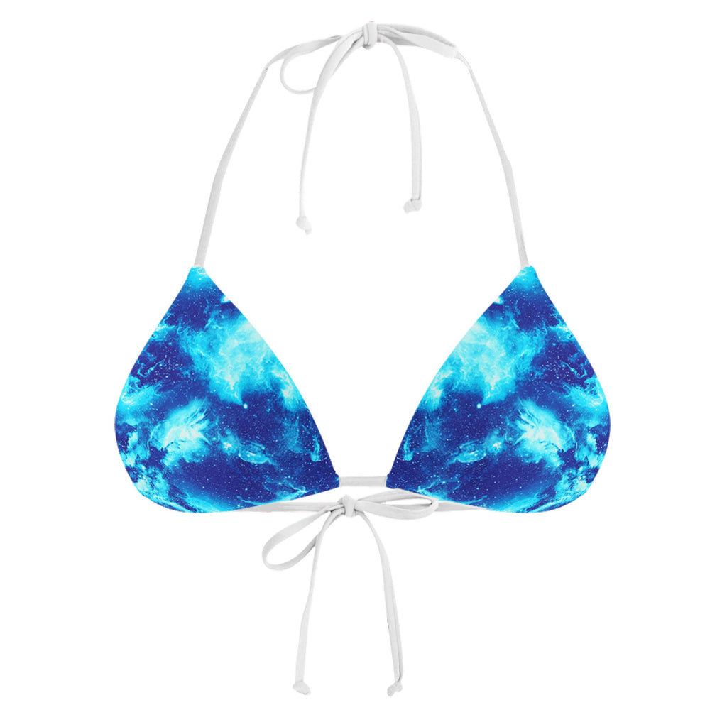 GIVE ME SPACE WHITE STRING BIKINI TOP