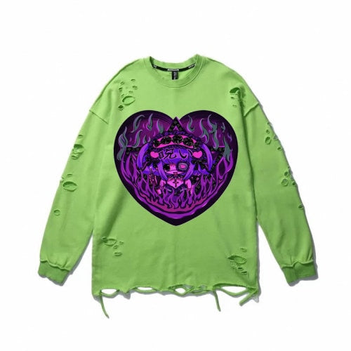 PIN ME DOWN DISTRESSED SWEATER