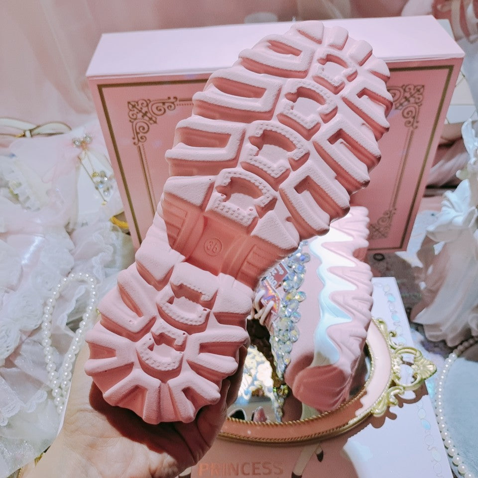 RHINESTONE WEDGE SNEAKERS