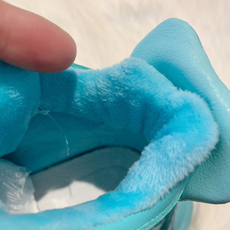 COTTON CANDY TWO TONE THICK BOTTOM SHOES