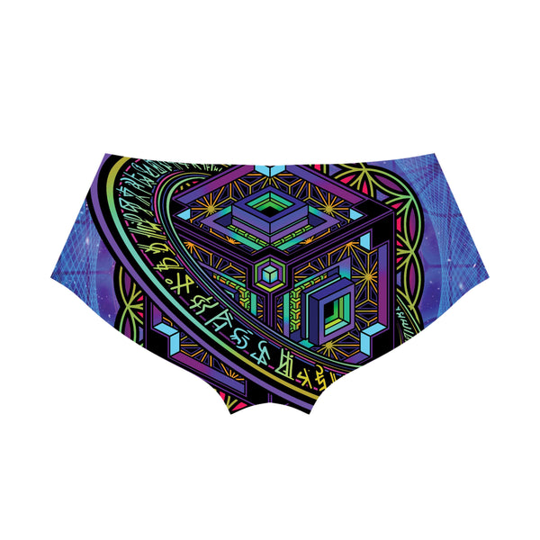 PERSPECTIVE BOOTY SHORTS