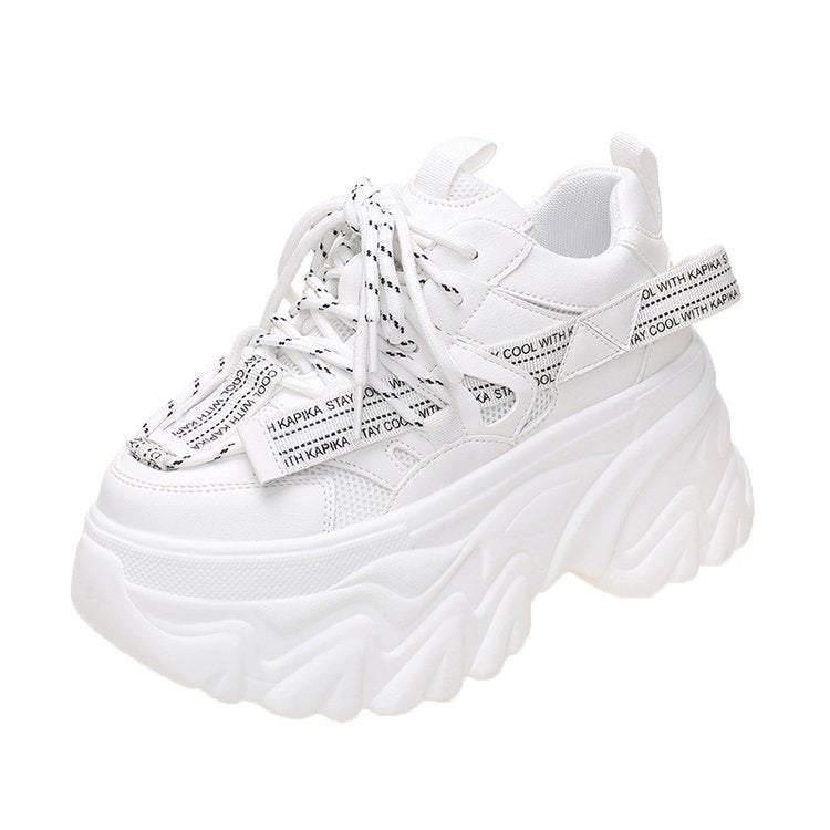 WINTER LACE CHUNKY PLATFORM SNEAKERS