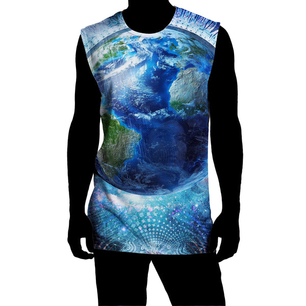 EARTH SLEEVELESS TEE TANK