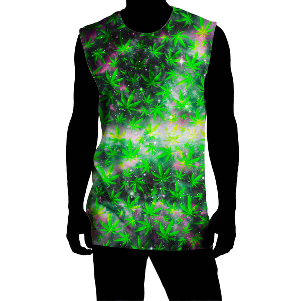 SPACE GANJA SLEEVELESS TEE