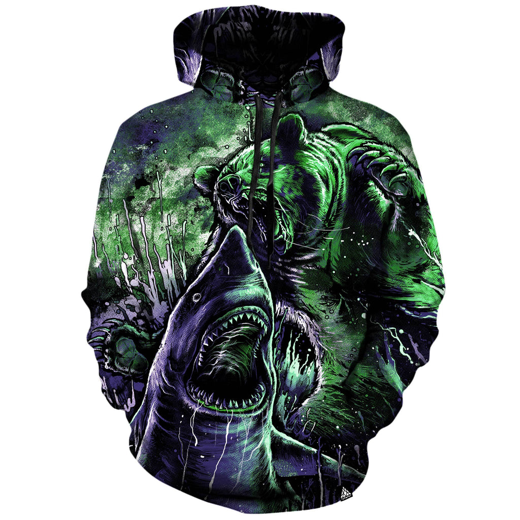 BEAR VS SHARK- ZOMBIE EDITION HOODIE