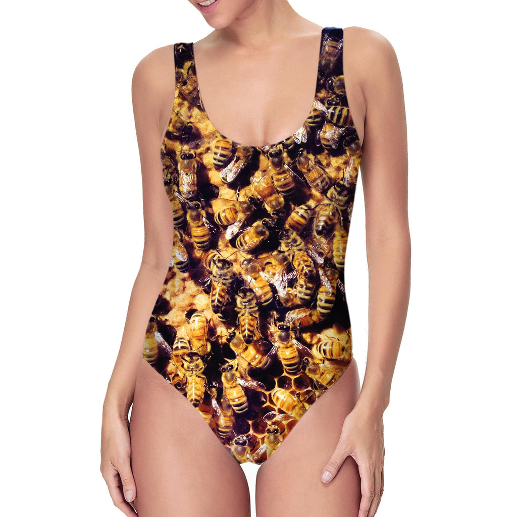 BEES ONE PIECE SWIMSUIT
