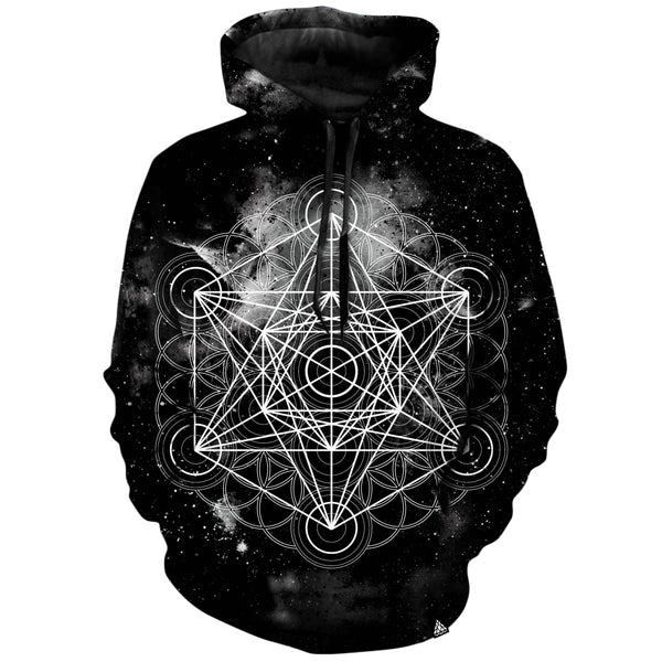 BLACK SPACE METATRONS CUBE HOODIE