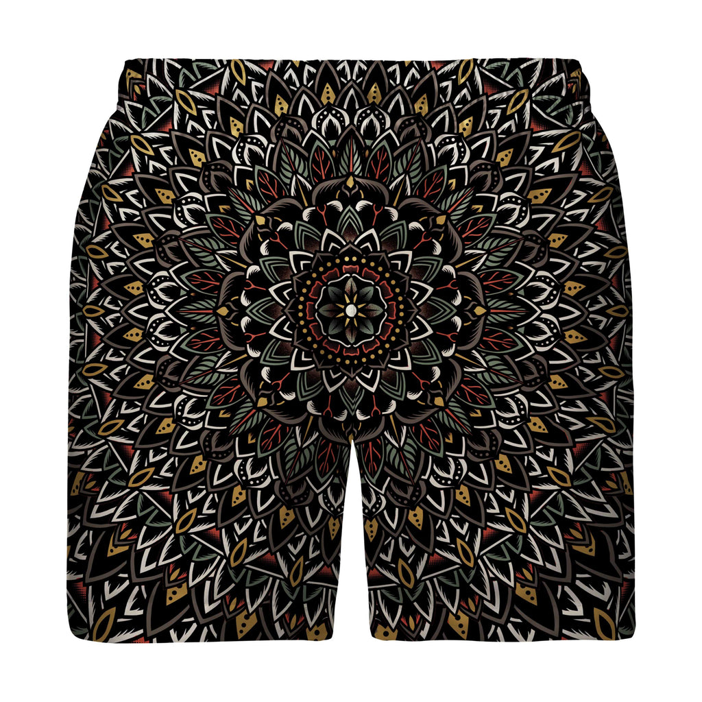 FLOWER MANDALA SWIM TRUNKS