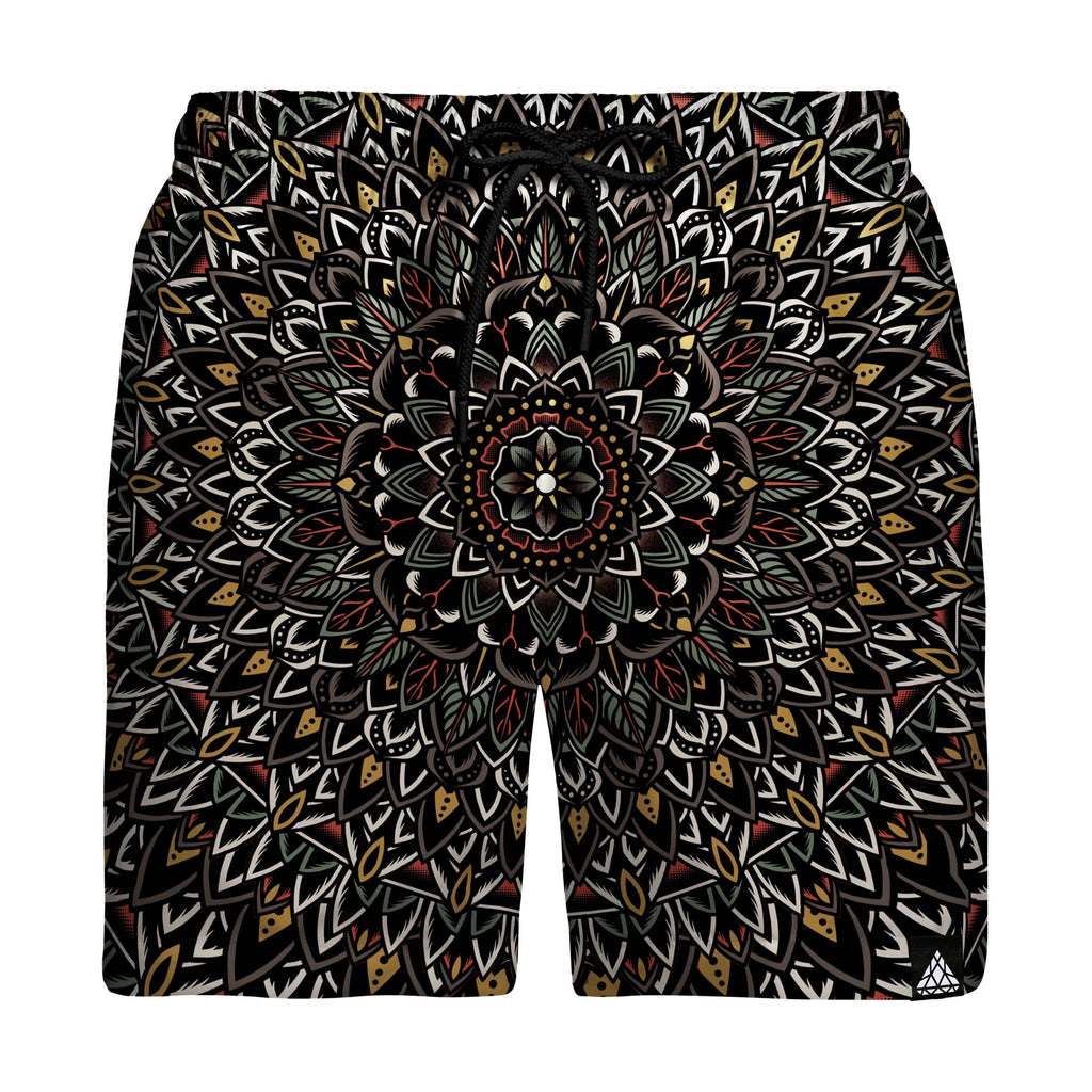 FLOWER MANDALA SWIM TRUNKS