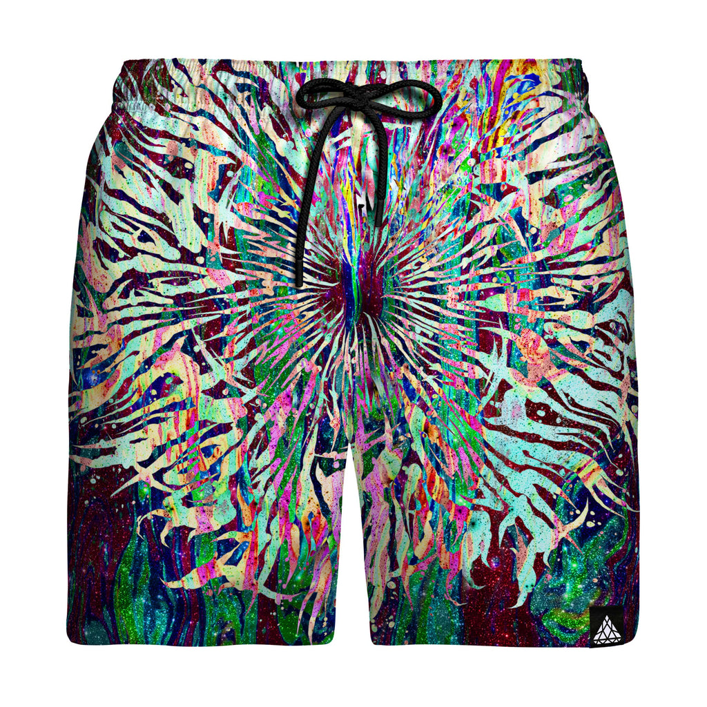 GRIME MANDALA SWIM TRUNKS