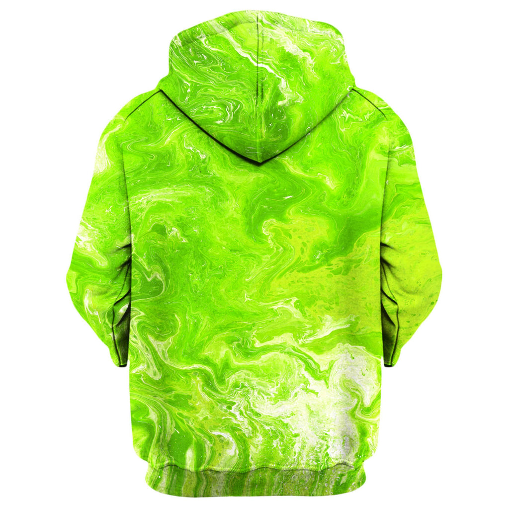 NEON GREEN RAVE LEGEND HOODIE