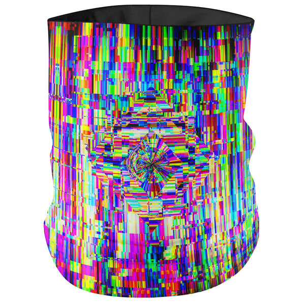 ABSTRACT GLITCH BANDANA MASK