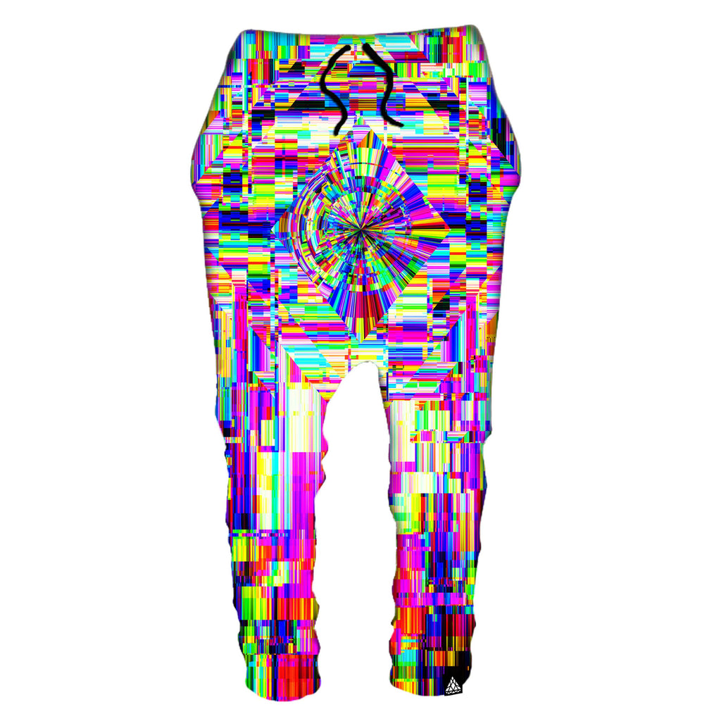 ABSTRACT GLITCH DROP PANTS