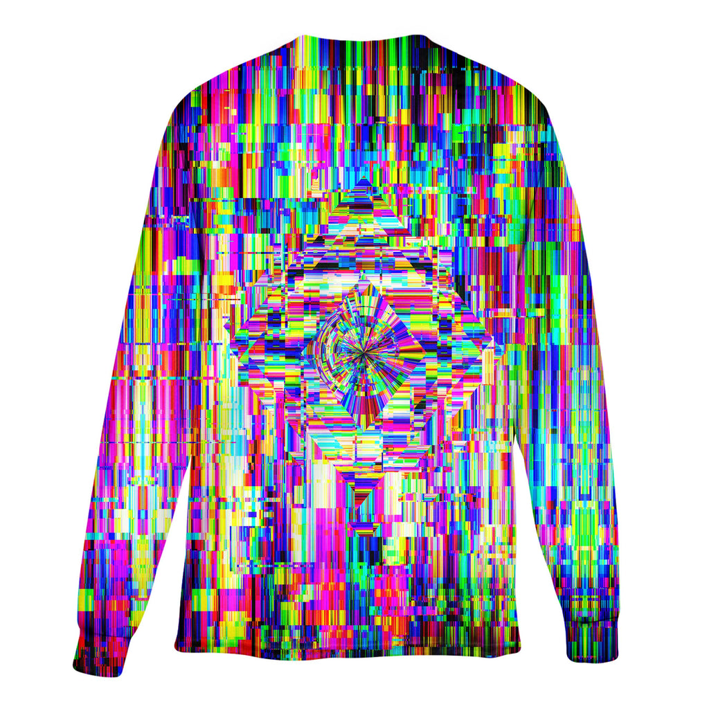 ABSTRACT GLITCH LONG SLEEVE T