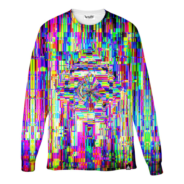 ABSTRACT GLITCH LONG SLEEVE T