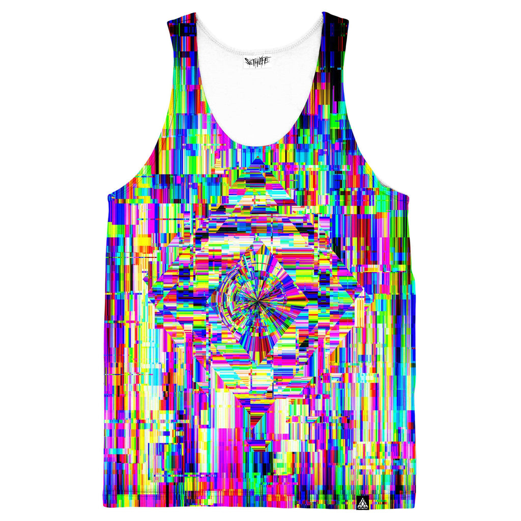 ABSTRACT GLITCH TANKTOP