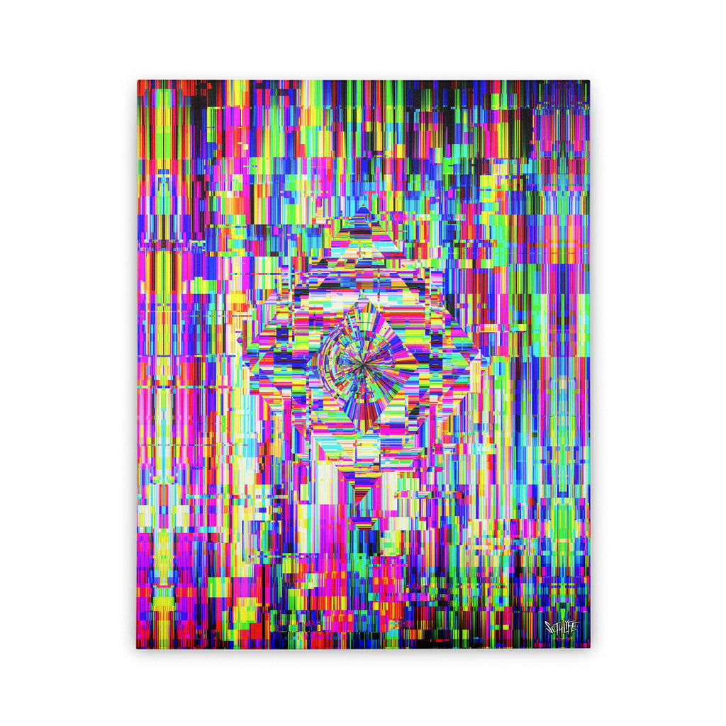 ABSTRACT GLITCH WALL CANVAS