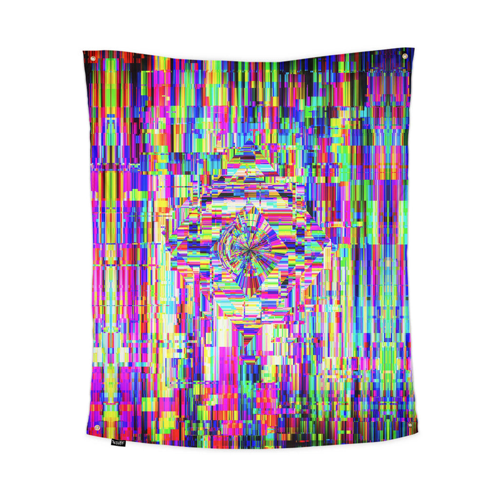 ABSTRACT GLITCH TAPESTRY