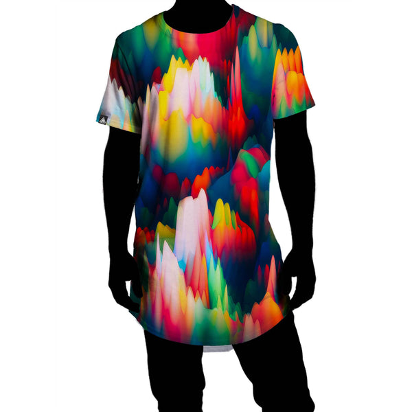ABSTRACT WAVES DROP TEE