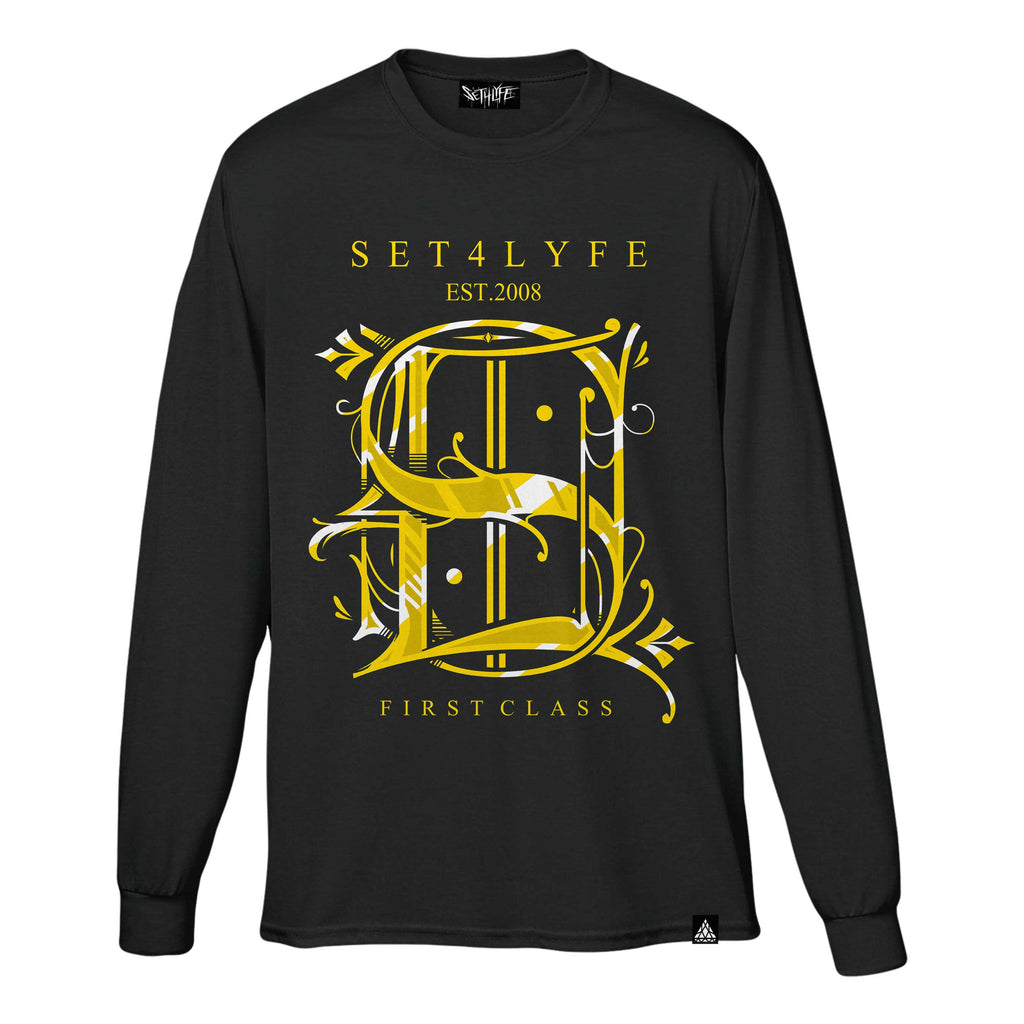 ACADEMY LONG SLEEVE GRAPHIC T