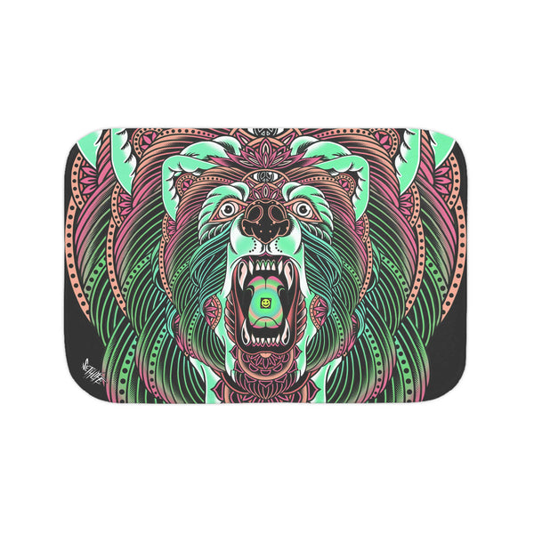 ACID BEAR LIME BATH MAT