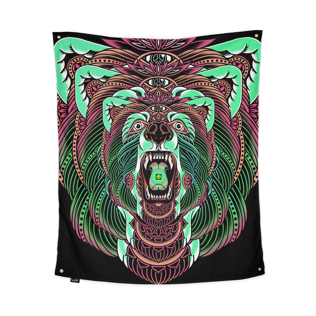 ACID BEAR TAPESTRY