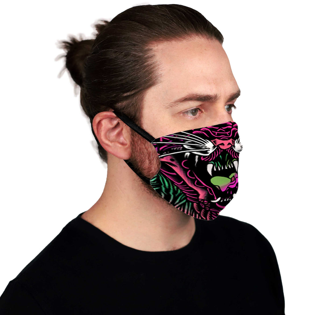 ACID TIGER PINK FACEMASK