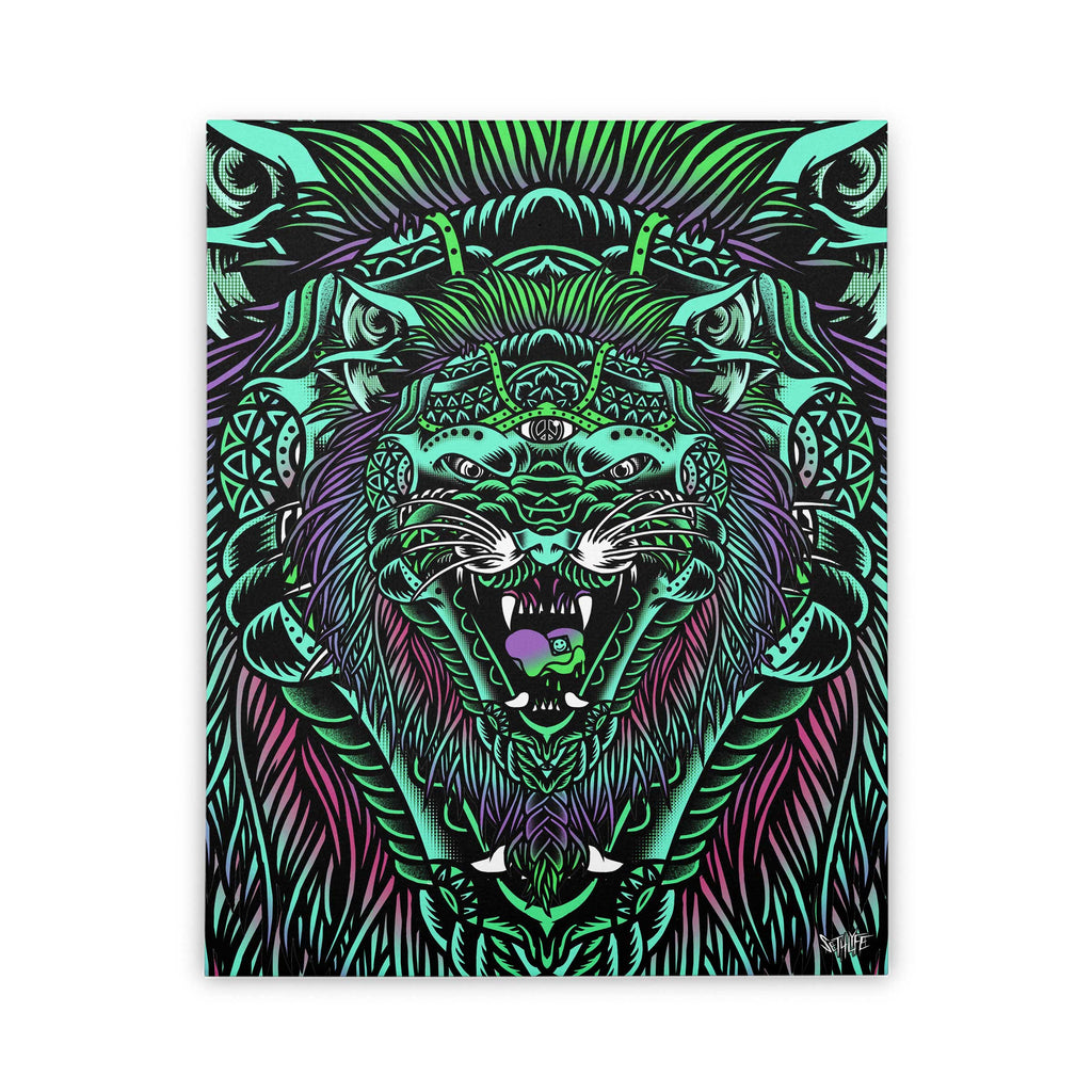 ACID TIGER WALL CANVAS