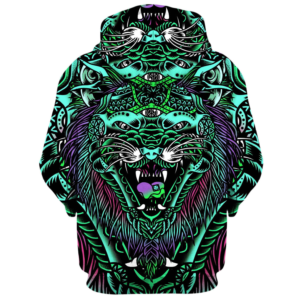 ACID TIGER ZIP UP HOODIE