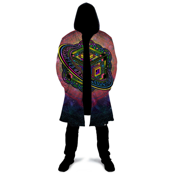 ALTERED PERSPECTIVE ZIP UP CLOAK