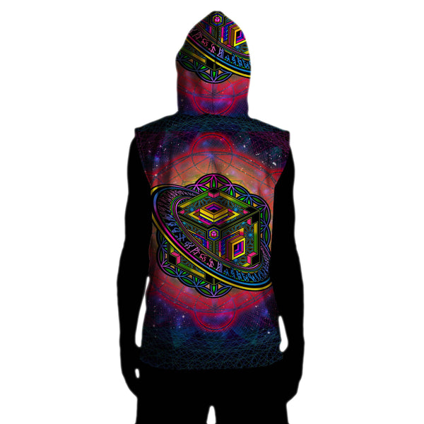 ALTERED PERSPECTIVE SLEEVELESS HOODIE