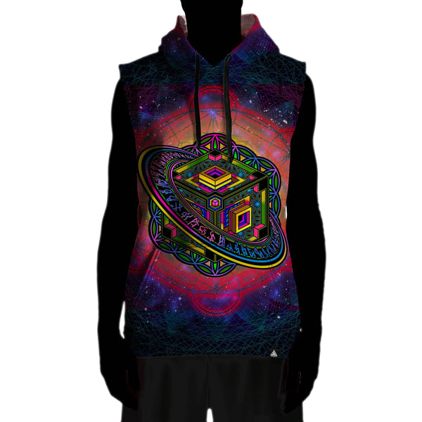 ALTERED PERSPECTIVE SLEEVELESS HOODIE