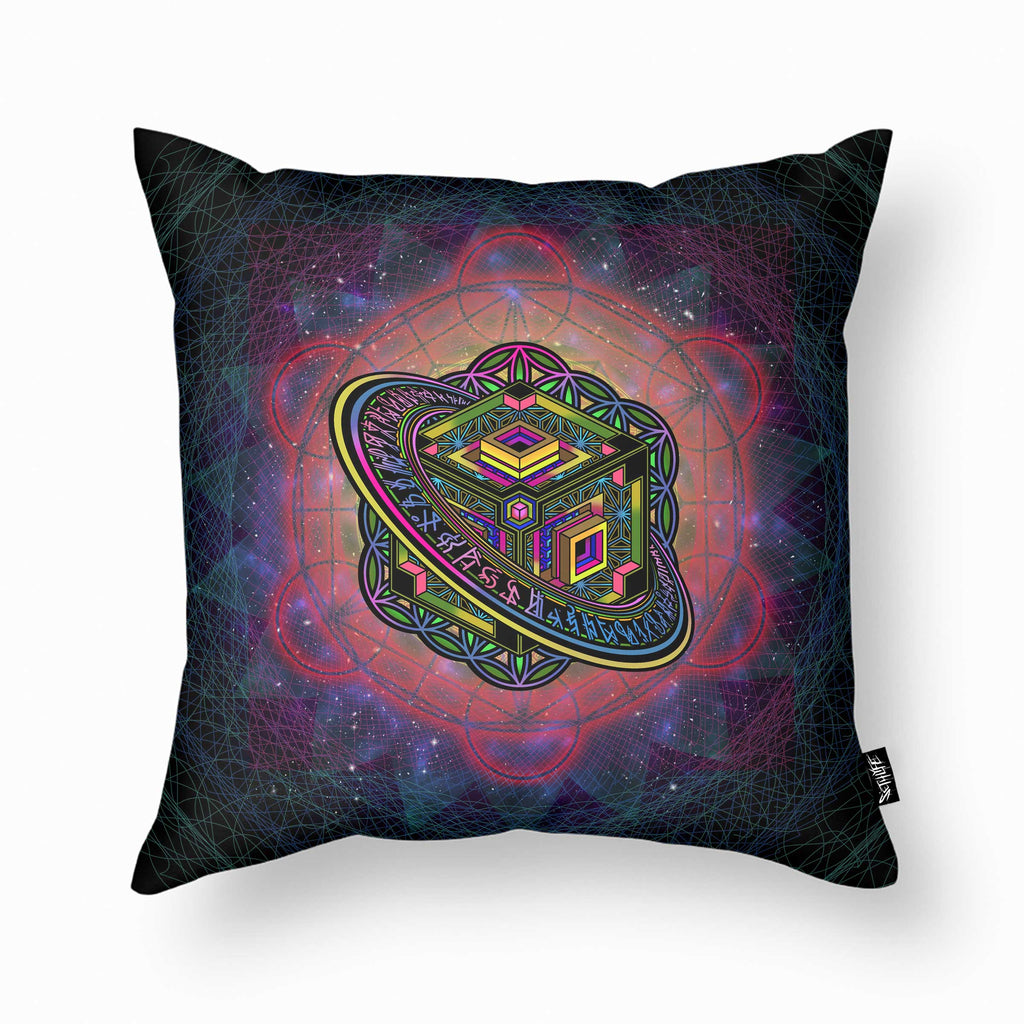 ALTERED PERSPECTIVE THROW PILLOW