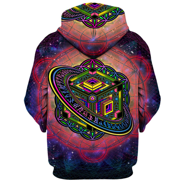 ALTERED PERSPECTIVE ZIP UP HOODIE