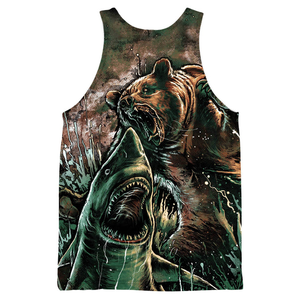 BEAR VS SHARK TANKTOP