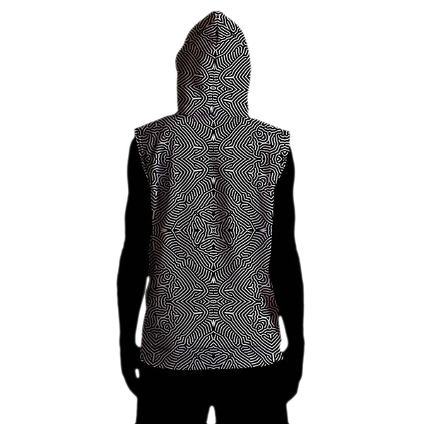 BLOTTER SLEEVELESS HOODIE