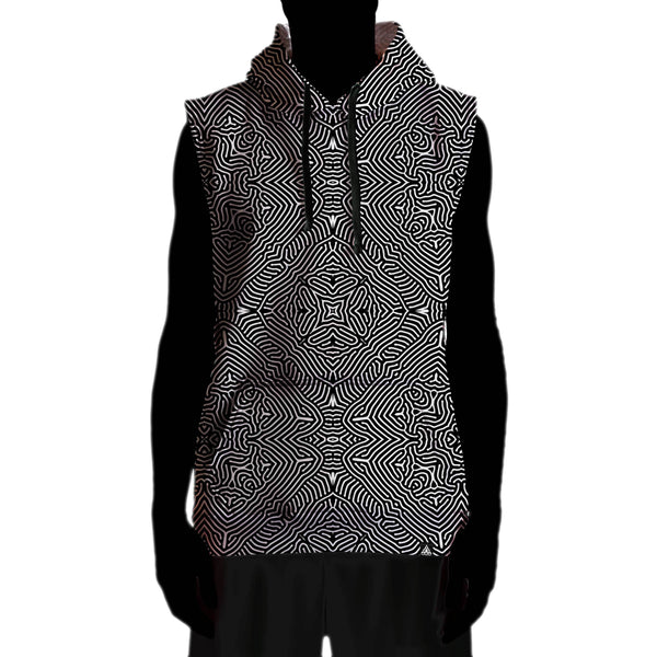BLOTTER SLEEVELESS HOODIE