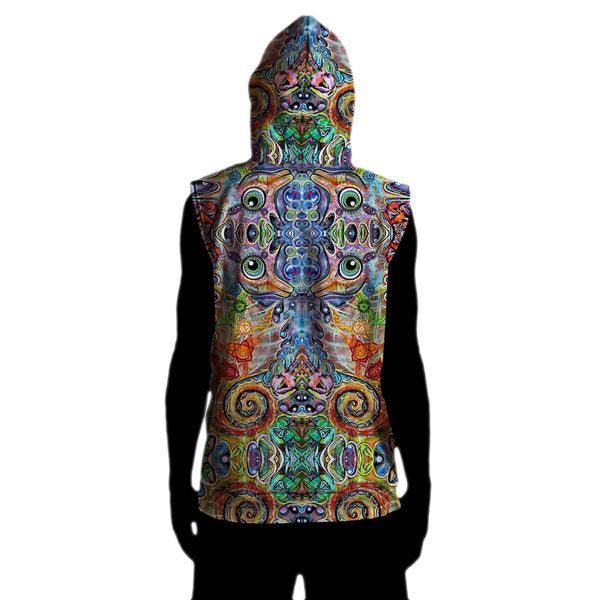 CHAKRA SEAHORSE SLEEVELESS HOODIE