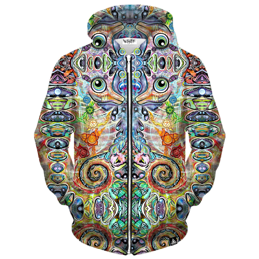 CHAKRA SEAHORSE ZIP UP HOODIE